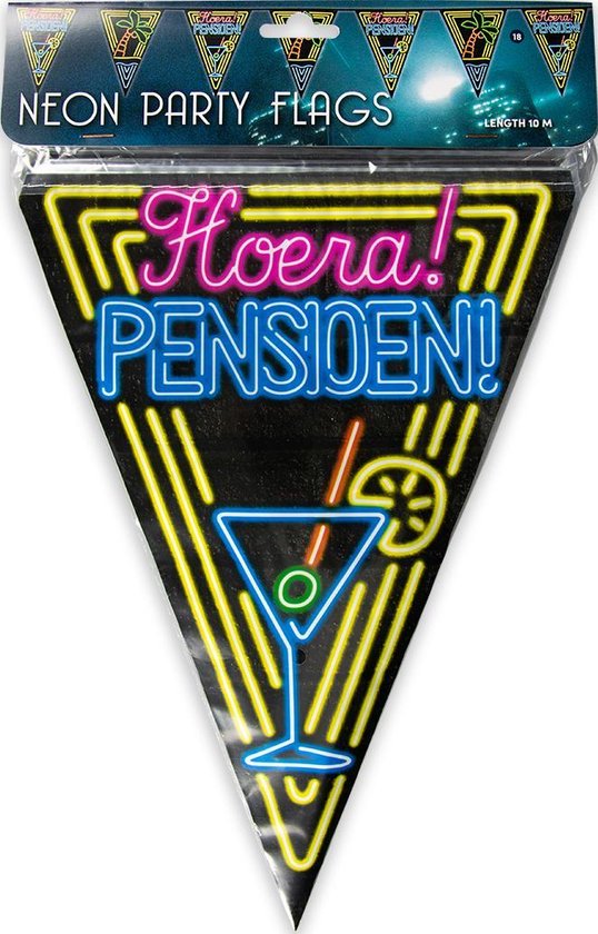 Slingers Pensioen Neon 10 Meter Button Pensioen Bol