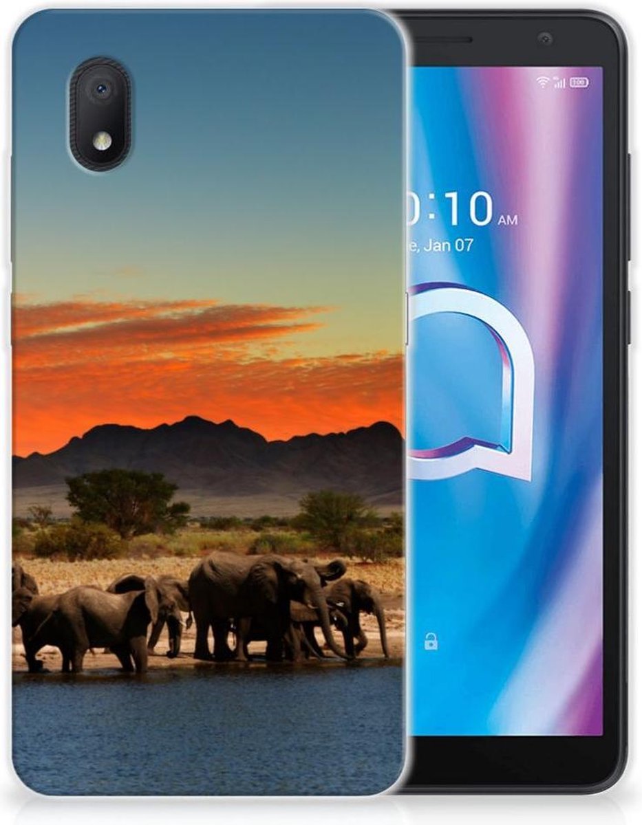 Alcatel 1B (2020) TPU Hoesje Olifanten