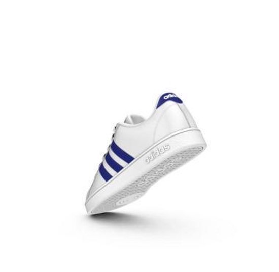 Adidas BASELINE K - wit/blauwe streep | bol