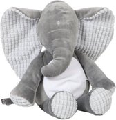 Vaco Knuffel Billy Olifant 40 Cm Polyester Grijs