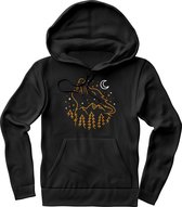 Wolf hoodie Heren – Wolven hoodie met capuchon Dames – Perfect  Wolfmerch sweater - Wolvenkop hoodie Cadeau – Dieren Hoodie  - Maat M