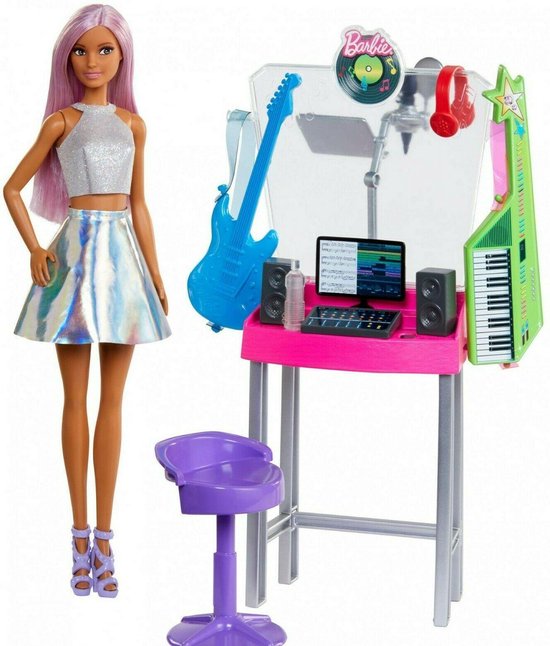 Mattel Barbie: You Can be Anything - Music and Recording Studio Playset (GJL67)