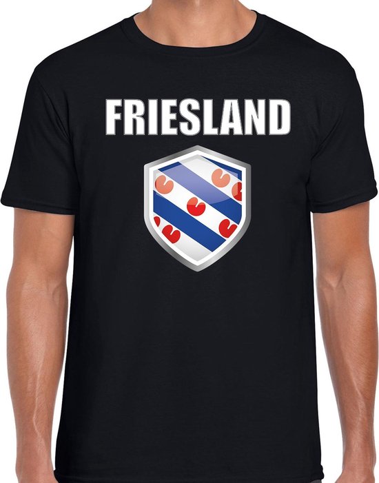 Frieslandt-shirt zwart heren - Friese shirt / kleding - Friesland outfit  XXL | bol.com