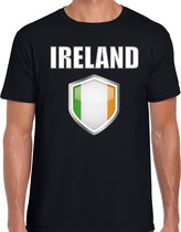 Ierland landen t-shirt zwart heren - Ierse landen shirt / kleding - EK / WK / Olympische spelen Ireland outfit L