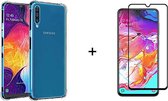 Samsung A70/A70s hoesje shock proof case transparant cover - Samsung Galaxy A70/A70S Hoesje - Full cover - 1x Samsung a70/A70s Screenprotector