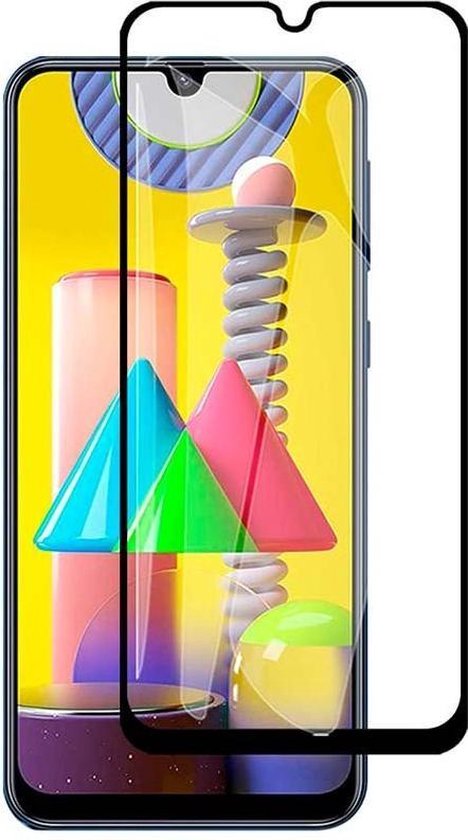 Shop4 - Geschikt voor Samsung Galaxy M31 Glazen Screenprotector - Edge-To-Edge Gehard Glas Transparant