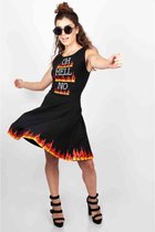 Jawbreaker Skater jurk -XL- HELLO NO Zwart