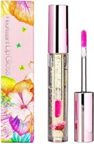 Glamfox Peach Flower Lipgloss - Perzik Bloem met Goudkorrels - Lip Plumper - Korean Make Up
