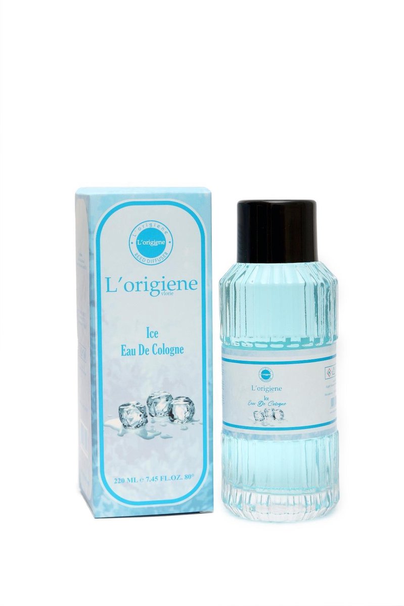 Lorigiene ICE | Premium Eau De Cologne 80° | 220 ML | Fris