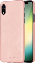 MH by Azuri metallic cover with soft touch coating - goudroze - voor iPhone Xr