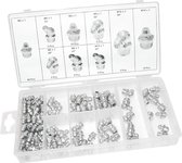 StahlKaiser Smeernippels/ Vetnippels - M6 t/m M10 - in Opbergdoosje - 110 delig