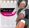 French Manicure Smile Line Nagel Stickers - Nail Art - 96 stuks - Kunstnagels - Tip Guides