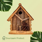 Duurzaam Vogelhuisje opening van 27 mm Vogel Huisje met Dennenappel | GerichteKeuze
