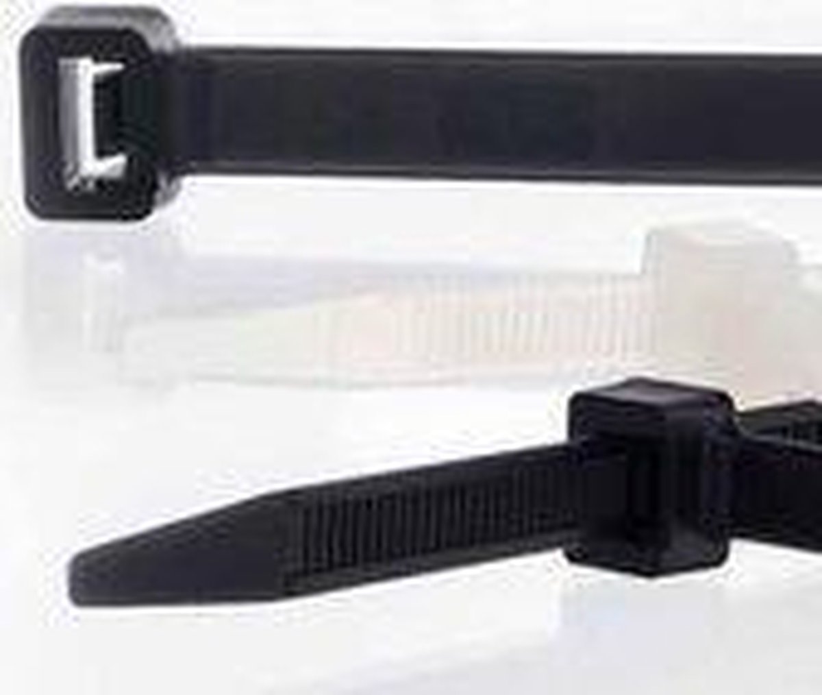 Sapiselco Kabelbinders Zwart - 1000x12,5mm - Tie Wraps 50 Stuks