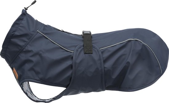 Hondenjas - Regenjas voor honden - donkerblauw - Nekomvang: tot 52 cm Buikomvang: 48-66 cm Ruglengte: 50 cm