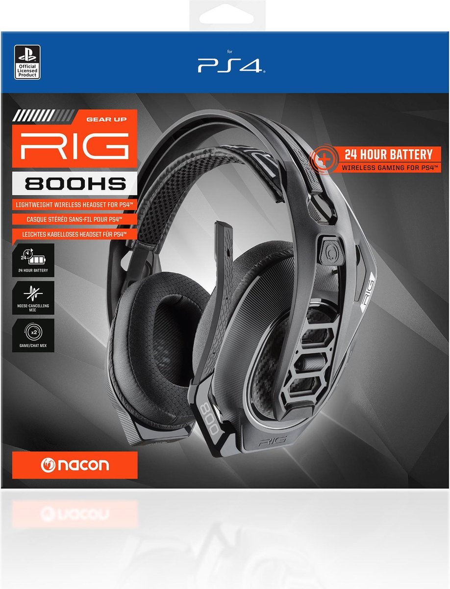 Bezwaar Zonsverduistering erectie Nacon RIG 800HS - Draadloze Gaming Headset - Official Licensed - PS4 & PS5  | bol