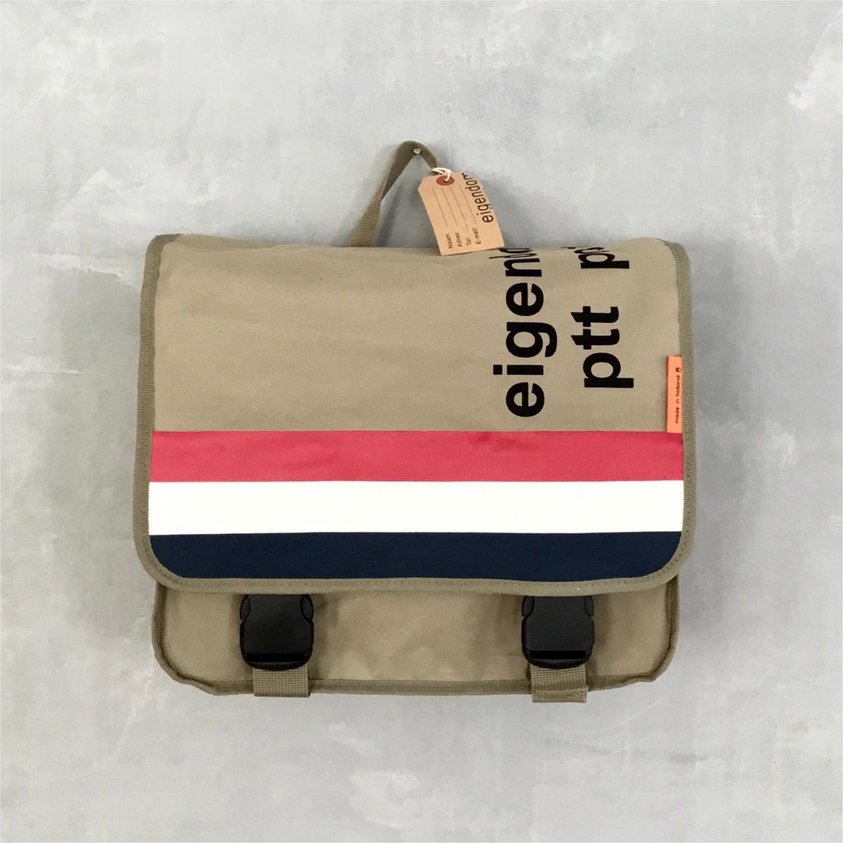 AIZBO Waterdichte Canvas Messenger Bag - Heren Schoudertas Voor 15 Inch Laptop, Legergroen Large Size
