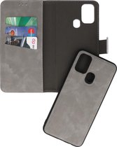 Bestcases 2 en 1 Book Case Phone Case Samsung Galaxy M31 - Grijs