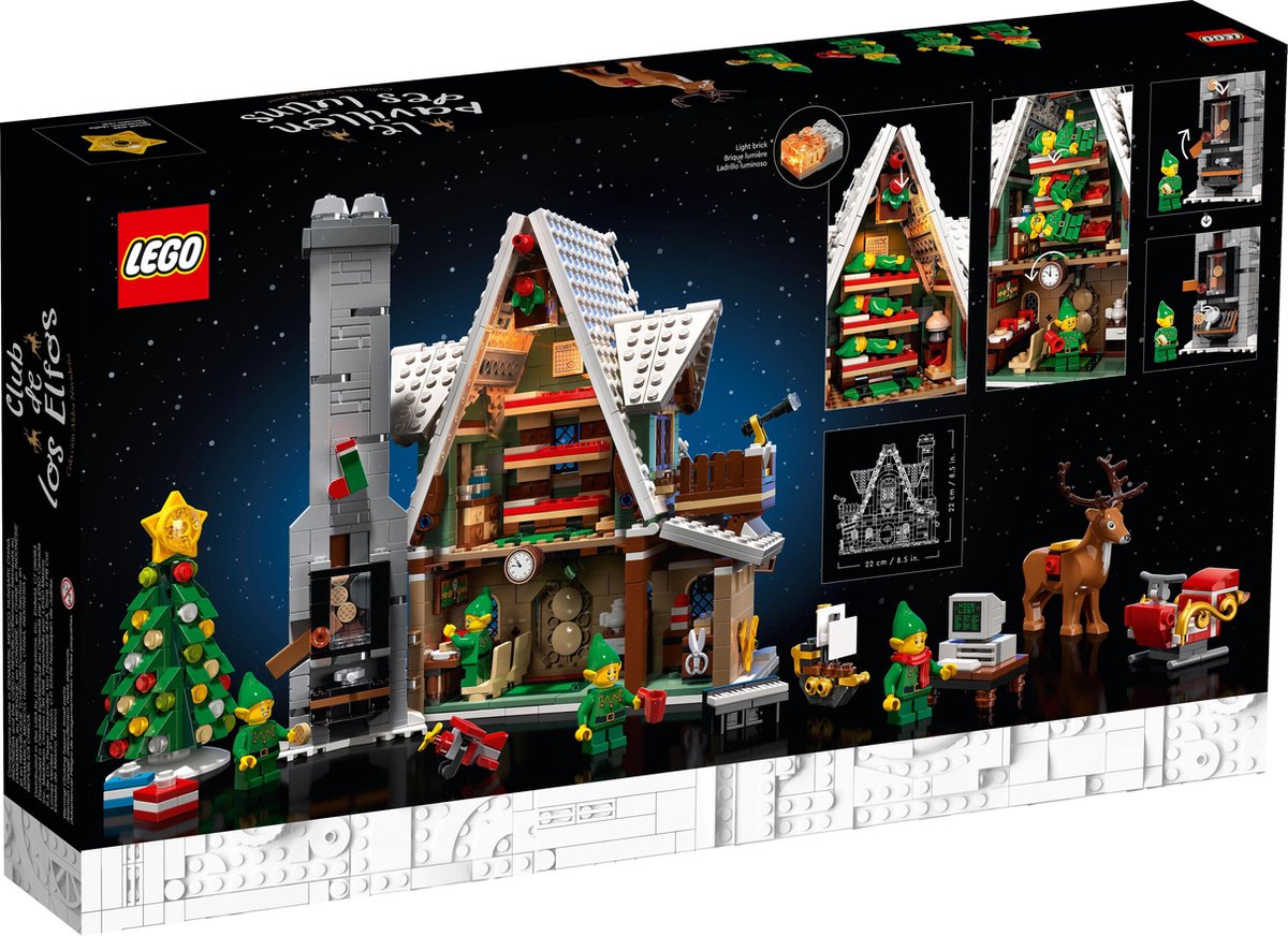 LEGO® Elf Clubhuis (10275) modelbouwset om neer te zetten; haal herinneringen aan kerst op met dit feestelijke project, een fantastisch cadeau voor volwassenen en gezinnen die graag creatief bezig zijn (1197 onderdelen) — afbeelding 25