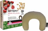 Treets HITTEPIT U-model - Eco - Kersenpitkussen - nekmodel - duurzaam warmte kussen - verwarmbaar kussen - helpt spieren te ontspannen - speciaal voor nek en schouders