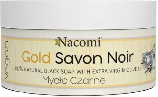 Nacomi Black Soap Savon Noir Gold 125gr | bol.com