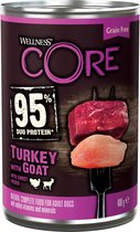 Wellness Core Grain Free 95 400 g - Hondenvoer - Kalkoen&Geit&Bataat