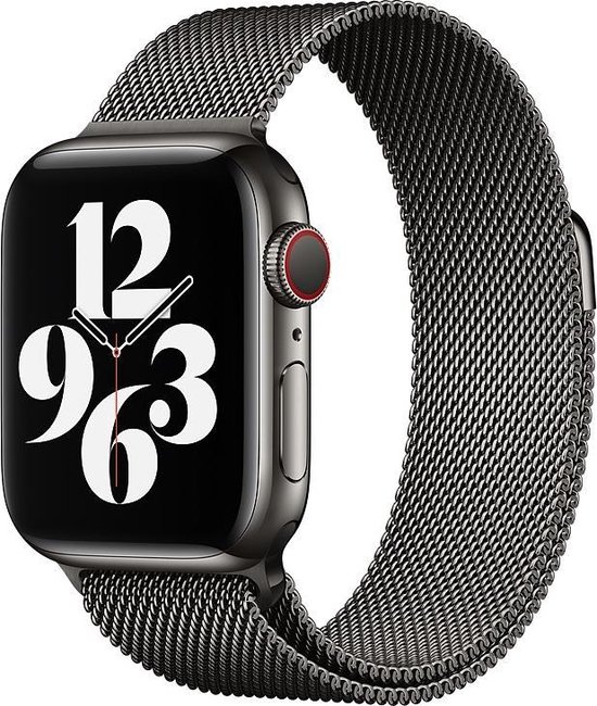 Apple Watch Milanese Loop - 40mm - Graphite - voor Apple Watch SE/5/6 |  bol.com