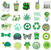 New green | sticker set | vinyl stickers | 50 stuks