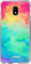 Samsung Galaxy J3 (2017) Hoesje Transparant TPU Case - Rainbow Tie Dye #ffffff