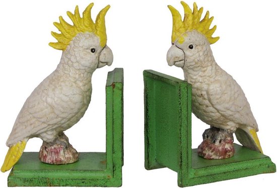 Serre-livres Cockatoo - Serre-livres - Set de 2 - Hauteur 17,2 cm