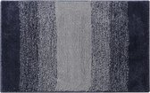 Lucy's Living Luxe badmat GESHA Black – 50 x 80 cm - grijs - douchemat - badmatten - badmat antislip - badkamer - badmat zwart - badtextiel - polyester