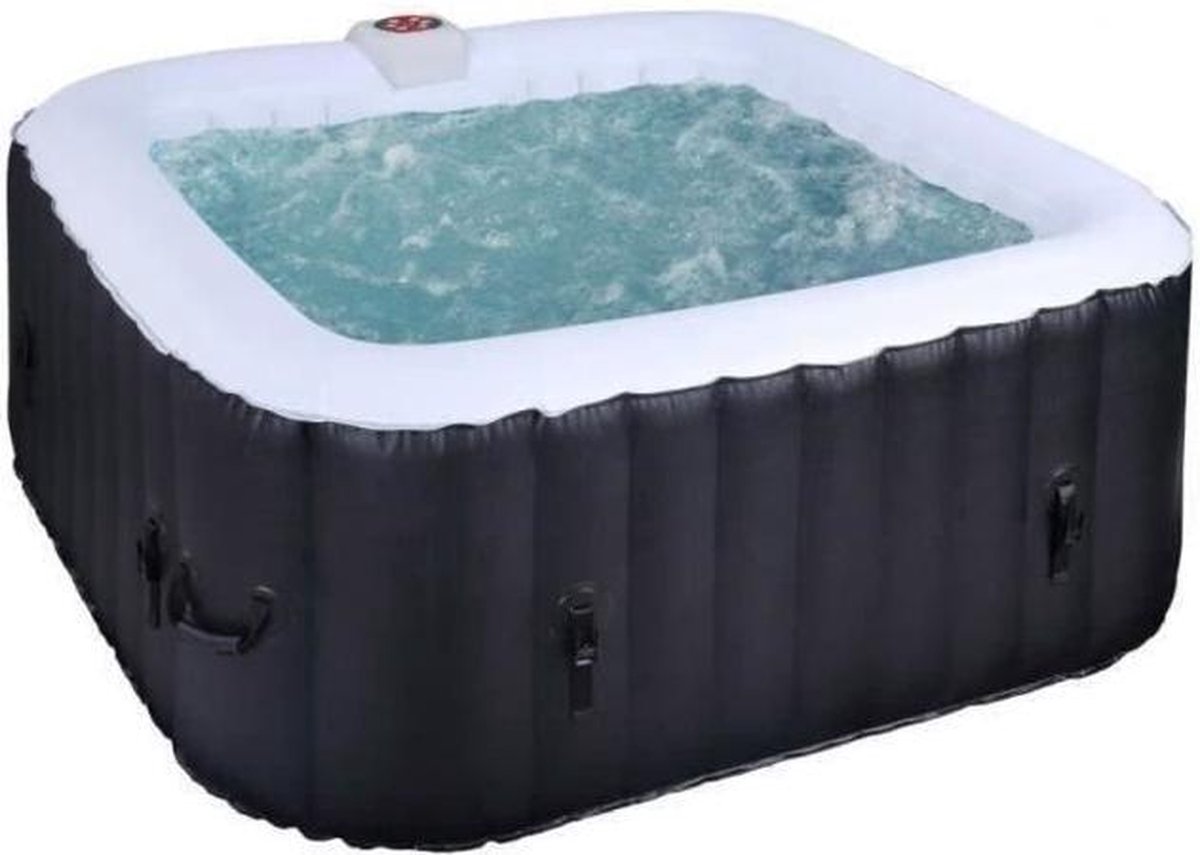 Jacuzzi Opblaasbaar CASAXL Vierkant 6 Persoons Hottub Opblaasbare