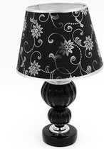 Tafellamp / Decoratielamp – Keramiek – Zwart