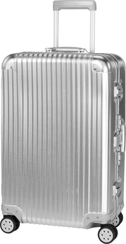 Ijver kans Aantrekkelijk zijn aantrekkelijk Aluminium Reis Koffer | bol.com