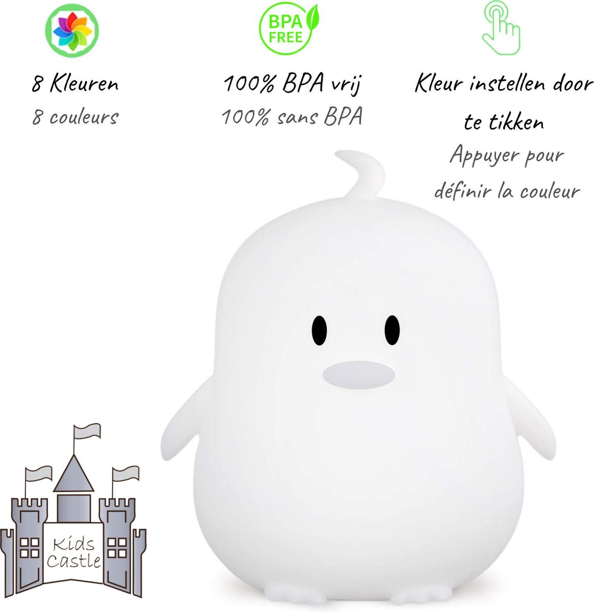 Witte ruismachine, Dreamegg slaapgeluidsmachine voor baby's, kinderen, volwassenen, 24 HiFi-natuurlijke geluidstherapie met nachtlampje, continu of timer, geheugenfunctie, geluidsmachine voor slapen