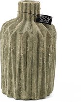 Aardewerk vaas groen
