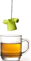 Qualy Tea Shirt groen, Thee ei, Theefilter, theezeefje