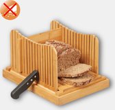 Stock Up Brood Snijplank Broodsnijder  Broodplank Snijplank  - Kruimel opvangbak- Bamboe - Inklapbaar