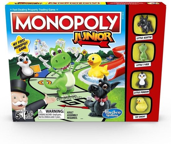 Veroorloven Gevoel van schuld Eentonig Monopoly Junior - Bordspel | Games | bol.com