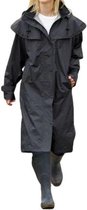 Navy Regenjas - Lange regenjas - Dames Regenjas - Maat XL
