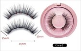 4 Stuks (2 Paar) Magnetische Nepwimpers inclusiefLijm (Eyeliner) en Pincet # Ciara-P Stijl