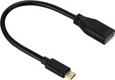 Hama USB-C-kabel USB 3.1 Gen 1 USB-C-stekker  USB-A-koppeling 5Gbit/s 0,15m