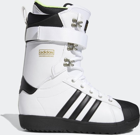 Chaussures de snowboard Adidas Superstar ADV Cloud White / Core Black /  Gold Metallic | bol