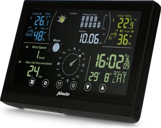 Alecto WS-4800 Station météo LCD couleur avec af…