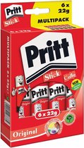 Pritt Lijmstift - 22 gram - Promopack - 6 stuks