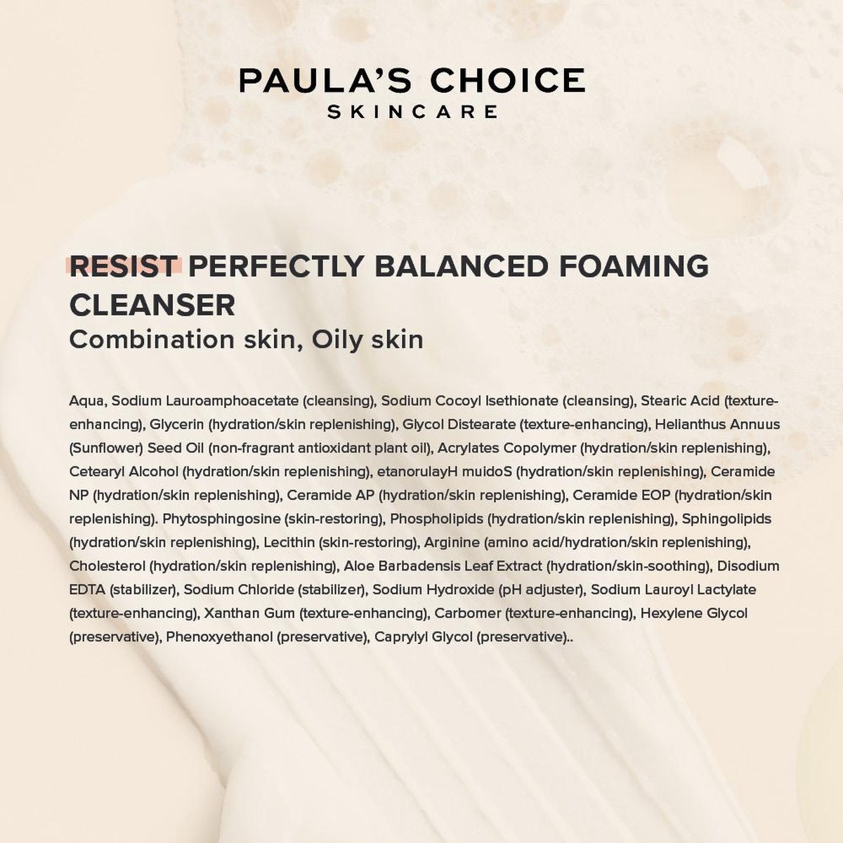 Paula's Choice RESIST Anti-Aging Foaming Gezichtsreiniger - 190 ml thumbnail 4