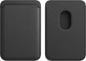 IPhone 12 magnetische ring compatible - pasjeshouder - wallet - cover - hoesje - magneet - zwart -