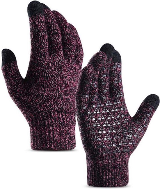 Superleuke gebreide zelfverwarmende handschoenen met touchscreen tips voor  dames! | bol.com