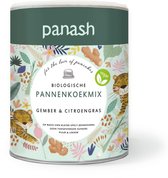 Panash Gember & Citroengras pannenkoekenmix - biologisch & vegan - geen e-nummers - 400 gram pannenkoekmix