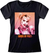 DC Comics Harley Quinn Dames Tshirt -M- Birds Of Prey - Gradient Zwart